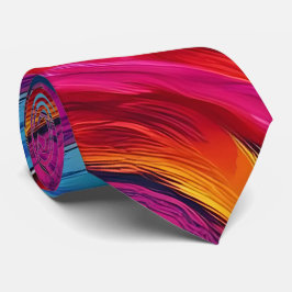 Elektrische Regenboog Stropdas