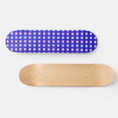 elektrische retro met blauwe en paarse strippen persoonlijk skateboard (Horizontaal)