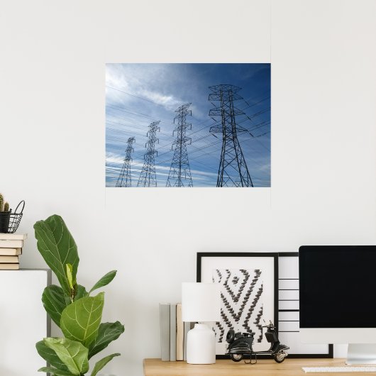 Elektrische reuzen poster (Thuiskantoor)