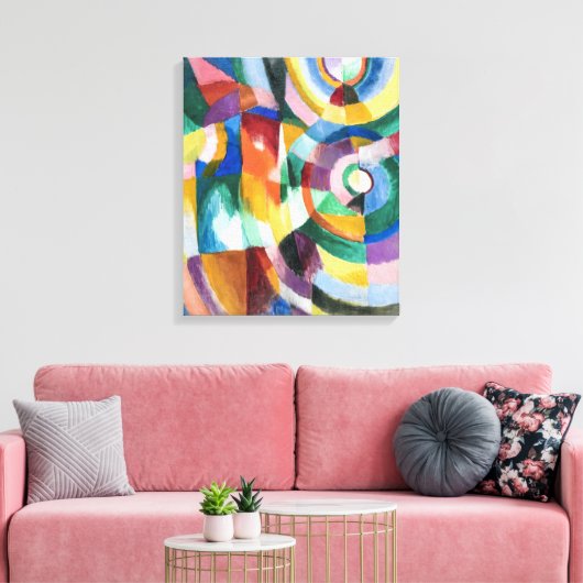 Elektrische rismen | Sonia Delaunay | Canvas Afdruk (Insitu (Woonkamer))