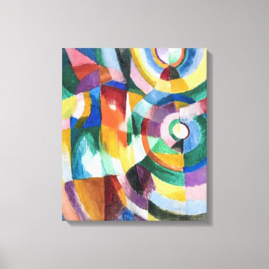 Elektrische rismen | Sonia Delaunay | Canvas Afdruk (Voorkant)