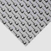 Elektrische rock muziek gitaar cadeau filler tissuepapier (Detail)