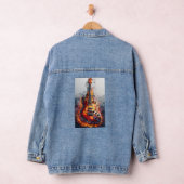 Elektrische Rockin' Guitar in brand Denim Jacket (Hangar)