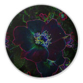 Elektrische Rozen keramische knop (Voorkant)