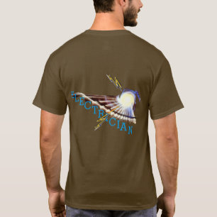 Elektrische ruggegraat t-shirt