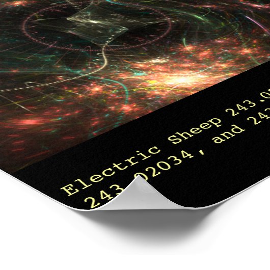 Elektrische schaap + druppel (diverse nr. 11) poster (Hoek)