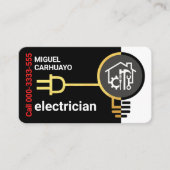 Elektrische schakelingen visitekaartje (Voorkant)