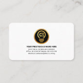 Elektrische schakelingen visitekaartje (Achterkant)