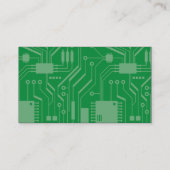 Elektrische schakelkaart visitekaartje (Achterkant)