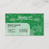 Elektrische schakelkaart visitekaartje (Voorkant)