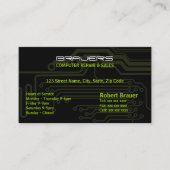 Elektrische schakelkaart visitekaartje (Voorkant)