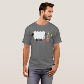 Elektrische schapen t-shirt (Voorkant volledig)