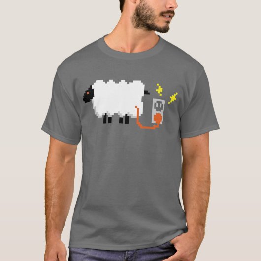 Elektrische schapen t-shirt (Voorkant)