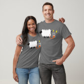 Elektrische schapen t-shirt (Unisex)