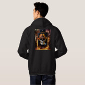 Elektrische schedel hoodie (Achterkant volledig)