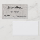 Elektrische schema's visitekaartje (Voorkant / Achterkant)