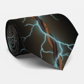 Elektrische Schok Frayed Draden en Gloeiende Stroo Stropdas (Opgerold)