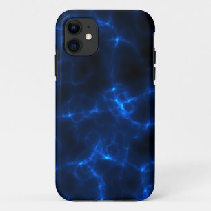 Elektrische schok in donkerblauw Case-Mate iPhone case
