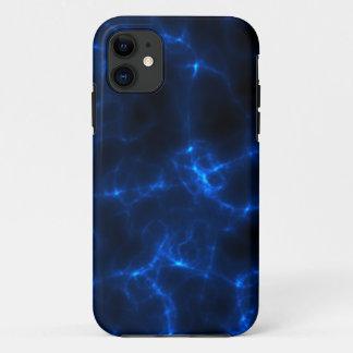 Elektrische schok in donkerblauw Case-Mate iPhone case