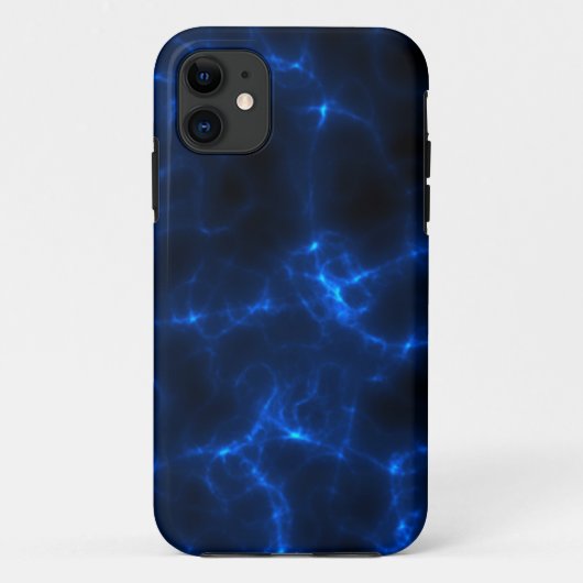 Elektrische schok in donkerblauw Case-Mate iPhone case (Achterkant)