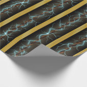 Elektrische Schok Industriële Fantasie Messing Str Cadeaupapier (Hoek)