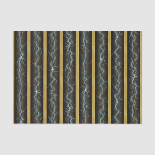 Elektrische Schok Industriële Fantasie Messing Str Tissuepapier (Voorkant)