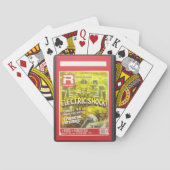 Elektrische schokautomaten voor de afspeelplaat pokerkaarten (Achterkant)