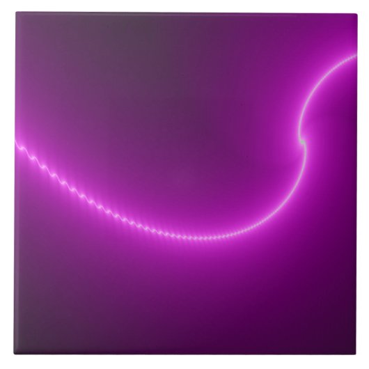 Elektrische schokfractale Tegel Tegeltje (Voorkant)