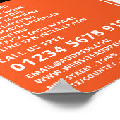 Elektrische schroevendraaier, elektricien Adverter Poster (Hoek)