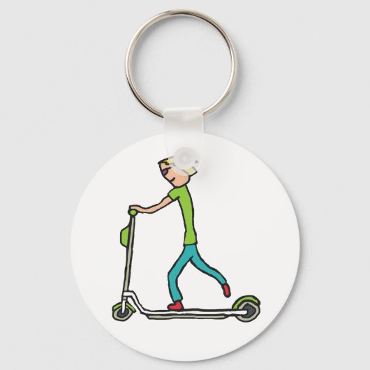 Elektrische scooter sleutelhanger (Voorkant)