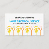 Elektrische service Verbluffend Bulb Power Plug Mo Visitekaartje (Voorkant)