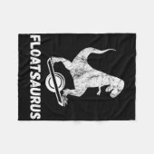 Elektrische Skateboard Float T-rex Saurus One Whee Fleece Deken (Voorkant (Horizontaal))