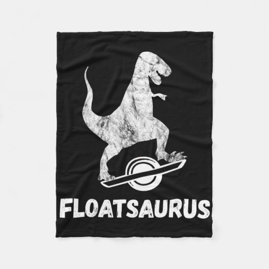 Elektrische Skateboard Float T-rex Saurus One Whee Fleece Deken (Voorkant)