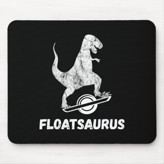 Elektrische Skateboard Float T-rex Saurus One Whee Muismat (Voorkant)