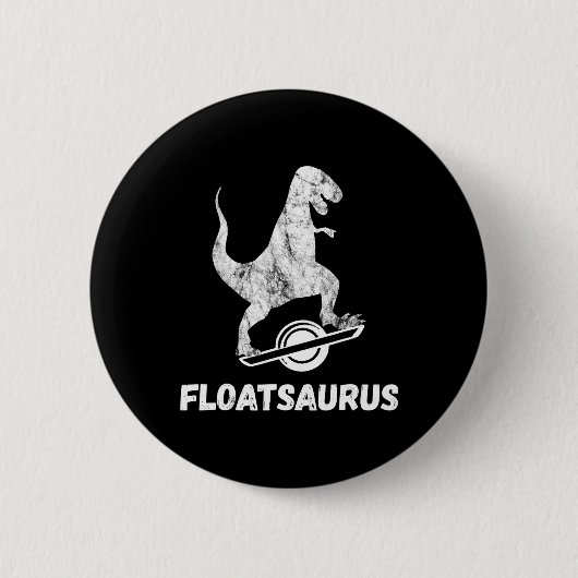 Elektrische Skateboard Float T-rex Saurus One Whee Ronde Button 5,7 Cm (Voorkant)