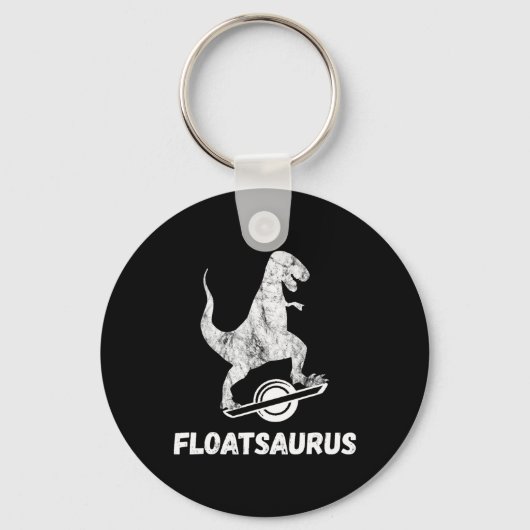 Elektrische Skateboard Float T-rex Saurus One Whee Sleutelhanger (Voorkant)
