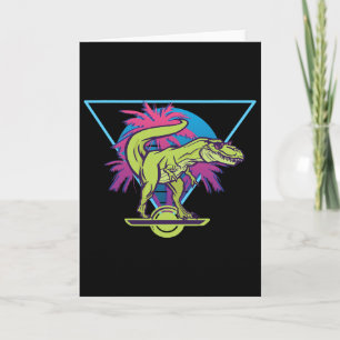 Elektrische Skateboard Moderne Zwevende T-Rex Retr Kaart