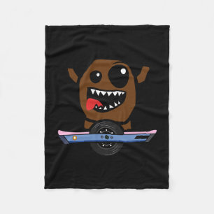 Elektrische Skateboard Skateboarden Eén Wiel Rijde Fleece Deken
