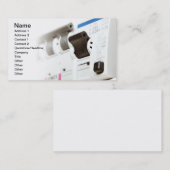 Elektrische smeltveiligheden visitekaartje (Voorkant / Achterkant)