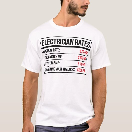 Elektrische snelheden Funny T-Shirt (Voorkant)