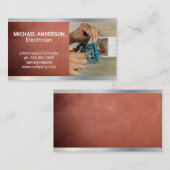 Elektrische snijdraden visitekaartje (Voorkant / Achterkant)