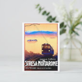 Elektrische spoorweg Stresa-Mottarone, Italië,  Briefkaart (Staand voorkant)