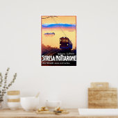 Elektrische spoorweg Stresa-Mottarone, Italië,  Poster (Keuken)