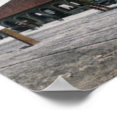 Elektrische spoorwegdepot poster (Hoek)