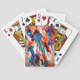 Elektrische sprint voor kwallen speelkaarten