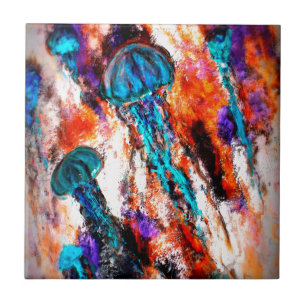 Elektrische sprint voor kwallen tegeltje