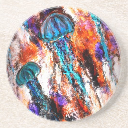 Elektrische sprint voor kwallen zandsteen onderzetter (Voorkant)