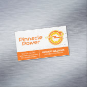 Elektrische Stekker | Energie Logo Magnetisch Visitekaartje (Voorbeeld)