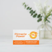 Elektrische Stekker | Energie Logo Visitekaartje (Staand voorkant)