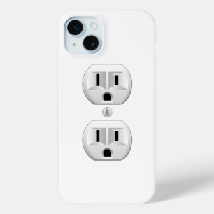 Elektrische stekker klikt u op Kleurdecor aanpasse iPhone 15 Mini Hoesje
